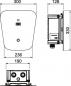 Preview: OBO Bettermann Ion Wallbox Basic Key WB AC BL KS 22 kW 3-phasig Typ 2 Ladekabel 5 m IP66