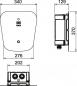 Preview: OBO Bettermann Ion Wallbox Key Protect 22 kW, 3-phasig, Typ 2 Ladekabel 5 m, Überspannungsschutz, Schlüsselschalter, IP66 – 6570026