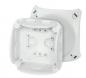 Preview: Hensel Kabelabzweigkasten DK 0200 G 93x93x62 mm IP66 grau ohne Klemmen