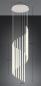 Preview: TRIO BAXTER LED-Pendelleuchte 70W CCT 2300-4000K dimmbar Ø 37 cm Warmgrau