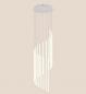 Preview: TRIO BAXTER LED-Pendelleuchte 70W CCT 2300-4000K dimmbar Ø 37 cm Warmgrau