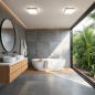 Preview: Helestra COSI 15/1906.06 LED-Deckenleuchte 12 W 2900 K Warmweiß, Nickel matt, 1020 lm, IP30, dimmbar