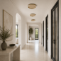 Preview: Helestra SONA LED Deckenleuchte 24 W 2040 lm 2900 K Warmweiß CASAMBI Smart Ø 40 cm Blattgold