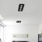 Preview: HELESTRA NOMI LED Deckenleuchte 28 W 3180 lm 2700 K Warmweiß 4-flammig dimmbar Schwarz