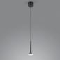 Preview: HELESTRA FLUTE 16/2001.64 LED Pendelleuchte 6 W 570 lm 2800 K Warmweiß dimmbar Schwarzchrom