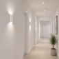 Preview: Helestra TOCO LED Wandleuchte 12 W 880 lm 2700 K Warmweiß CASAMBI Smart IP54 Mattweiß