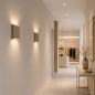 Preview: Helestra TOCO LED Wandleuchte 12 W 880 lm 2700 K Warmweiß CASAMBI Smart IP54 Coffee