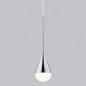 Preview: Tropfenförmige Helestra Pendelleuchte DUC in Chrom