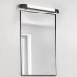 Preview: 60cm Helestra NERO LED Wand-/Spiegelleuchte Schwarz matt – Dreh- und schwenkbare Badleuchte mit CCT-Switch