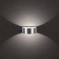 Preview: HELESTRA FOSCA LED Wandleuchte 9 W 580 lm 3000 K Warmweiß 160 mm Aluminium matt indirektes Licht