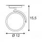 Preview: SLV 143541 KALU TRACK QPAR111 Leuchtenkopf, weiss, inkl. 1P.-Adapter