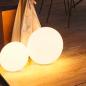 Preview: SLV 227219 ROTOBALL FLOOR LED Gartenkugel IP44 weiß für E27 Leuchtmittel