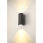 Preview: SLV 1003441 ENOLA ROUND UP&DOWN L Outdoor LED Wandleuchte anthrazit umschaltbare Farbtemperatur - hohe Farbwiedergabe