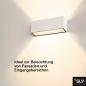 Preview: SLV 1005156 SITRA L WL UP/DOWN LED Außen Wandleuchte weiss umschaltbare Farbtemperatur