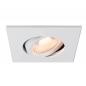Preview: SLV 1007185 UNIVERSAL DOWNLIGHT Abdeckung für Downlight IP20 schwenkbar eckig weiß