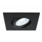 Preview: SLV 1007184 UNIVERSAL DOWNLIGHT Abdeckung für Downlight IP20 schwenkbar eckig schwarz