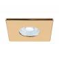 Preview: SLV 1007183 UNIVERSAL DOWNLIGHT Abdeckung für Downlight IP65, eckig, gold