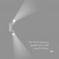 Preview: SLV 1008372 PURI 2.0 Dome, Wand- und Deckenaufbauleuchte, long, 2 x max. 6 W GU10, grau