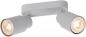 Preview: SLV 1008364 PURI 2.0 Tube, Wand- und Deckenaufbauleuchte, long, 2 x max. 6 W GU10, grau