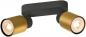 Preview: SLV 1008362 PURI 2.0 Tube, Wand- und Deckenaufbauleuchte, long, 2 x max. 6 W GU10, schwarz / gold