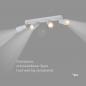 Preview: SLV 1008355 PURI 2.0 Dome, Wand- und Deckenaufbauleuchte, long, 4 x max. 6 W GU10, grau