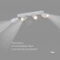 Preview: SLV 1008347 PURI 2.0 Tube, Wand- und Deckenaufbauleuchte, long, 4 x max. 6 W GU10, grau
