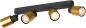 Preview: SLV 1008345 PURI 2.0 Tube, Wand- und Deckenaufbauleuchte, long, 4 x max. 6 W GU10, schwarz / gold