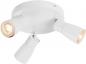 Preview: SLV 1008342 PURI 2.0 Dome, Wand- und Deckenaufbauleuchte, rund, 3 x max. 6 W GU10, weiß