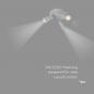 Preview: SLV 1008339 PURI 2.0 Cone, Wand- und Deckenaufbauleuchte, rund, 3 x max. 6 W GU10, grau