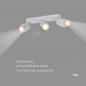 Preview: SLV 1008323 PURI 2.0 Tube, Wand- und Deckenaufbauleuchte, long, 3 x max. 6 W GU10, grau