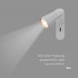 Preview: SLV 1008303 PURI 2.0 Cone, Wand- und Deckenaufbauleuchte, Schalter, rechteckig, 1x max. 6 W GU10, grau