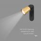 Preview: SLV 1008301 PURI 2.0 Cone 6W GU10 Wand- & Deckenaufbauleuchte in Schwarz/Gold – moderne flexible Lichtlösung