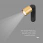 Preview: SLV 1008297 PURI 2.0 Tube, Wand- und Deckenaufbauleuchte, Schalter, rechteckig, 1x max. 6 W GU10, schwarz / gold