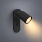 Preview: SLV 1008296 PURI 2.0 Tube, Wand- und Deckenaufbauleuchte, Schalter, rechteckig, 1x max. 6 W GU10, schwarz
