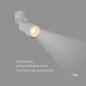 Preview: SLV 1008295 PURI 2.0 Dome, Wand- und Deckenaufbauleuchte, 1x max. 6 W GU10, grau