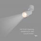 Preview: SLV 1008291 PURI 2.0 Cone, Wand- und Deckenaufbauleuchte, 1x max. 6 W GU10, grau