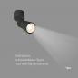 Preview: SLV 1008288 PURI 2.0 Cone, Wand- und Deckenaufbauleuchte, 1x max. 6 W GU10, schwarz