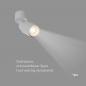 Preview: SLV 1008287 PURI 2.0 Tube, Wand- und Deckenaufbauleuchte, 1x max. 6 W GU10, grau