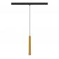 Preview: SLV 1008463 GRIP! S, 48V Pendelleuchte, Pendellänge 200 cm, 3000 K, 29°, DALI, gold / schwarz
