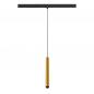 Preview: SLV 1008463 GRIP! S, 48V Pendelleuchte, Pendellänge 200 cm, 3000 K, 29°, DALI, gold / schwarz