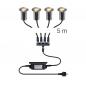 Preview: SLV 1008841 TRAIL-LITE® 60 LED Bodeneinbauleuchte 4er Set 3000K IP67 Edelstahl Aluminium