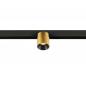 Preview: SLV 1008967 FIX-IT!, 48V, DALI, rund, Surface mounted track, Spot, 2000-3000K, 7.4 W, 36°, gold / schwarz
