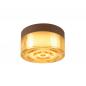 Preview: SLV 1008941 CYFT WAVE Wand und Deckenleuchte 6,5W 2700 3000 4000K IP65 schwarz amber