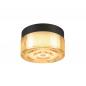 Preview: SLV 1008941 CYFT WAVE Wand und Deckenleuchte 6,5W 2700 3000 4000K IP65 schwarz amber