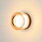 Preview: SLV 1008941 CYFT WAVE Wand und Deckenleuchte 6,5W 2700 3000 4000K IP65 schwarz amber