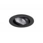 Preview: SLV 1009023 NEW TRIA® 68 Deckeneinbauleuchte rund 7,5W 3000K schwarz PHASE AIRTIGHT