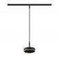 Preview: SLV 1009018 GRIP! FLAT 48V Pendelleuchte DALI 2700/3000K schwarz/schwarz – moderne LED Pendelleuchte für 48V System