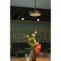 Preview: SLV 1009014 GRIP! FLAT Pendelleuchte PHASE 2700/3000K schwarz/gold – moderne LED Pendelleuchte mit CCT Switch