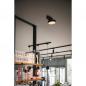 Preview: SLV GRIP! FLAT 1009100 – 15W Deckenlampe schwarz/schwarz 2700/3000K CRI90 dimmbar
