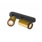 Preview: SLV 1009099 GRIP! L Deckenstrahler GU10 Gold/Schwarz